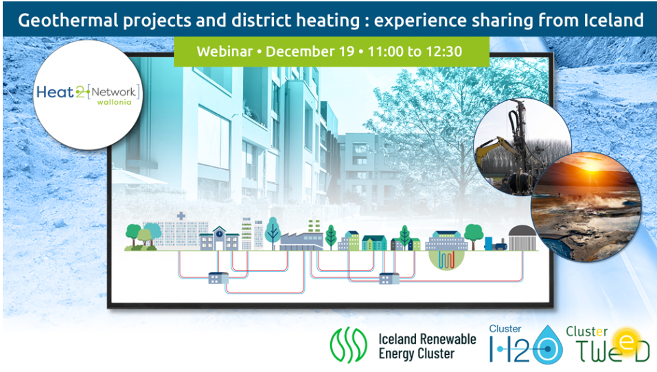 Image for event - Webinar - Geothermal projects and district heating - Experience sharing from Iceland